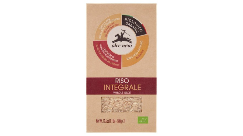 alce nero Riso Integrale 500 g