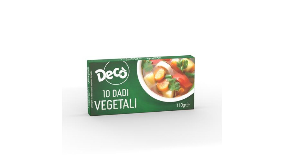 DECO DADO VEGETALE 10PZ 110GR