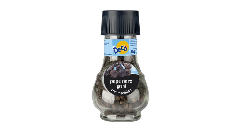 Decò pepe nero grani con macinino