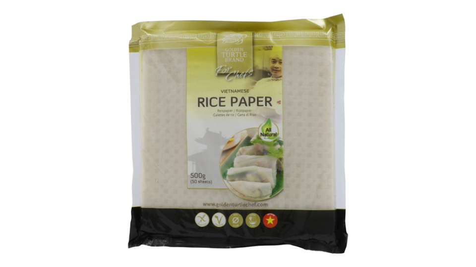 Golden Turtle Chef Carta Riso Vietnamita Gr 500