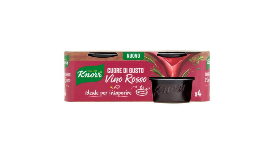 Knorr Cuore di Gusto Vino Rosso 4 x 26 g