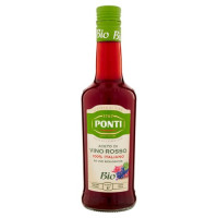 Ponti Bio Aceto di Vino Rosso 100% Italiano 500 ml