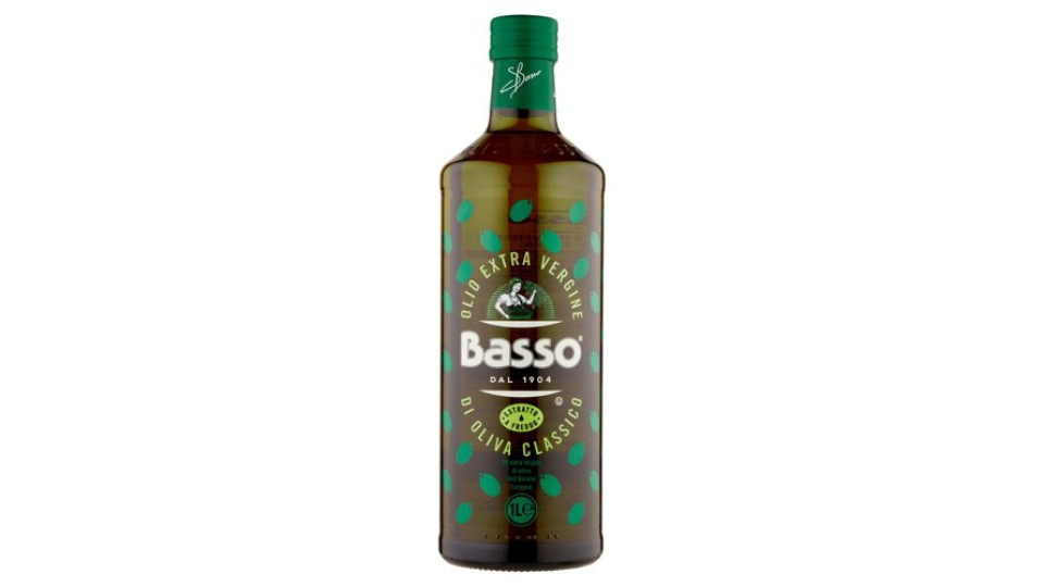 Basso Olio Extravergine di Oliva Classico Estratto a Freddo 1 L