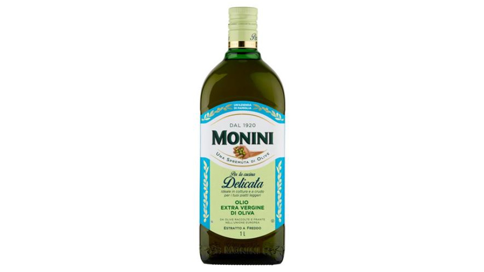 Monini per la cucina Delicata Olio Extra Vergine di Oliva 1 L