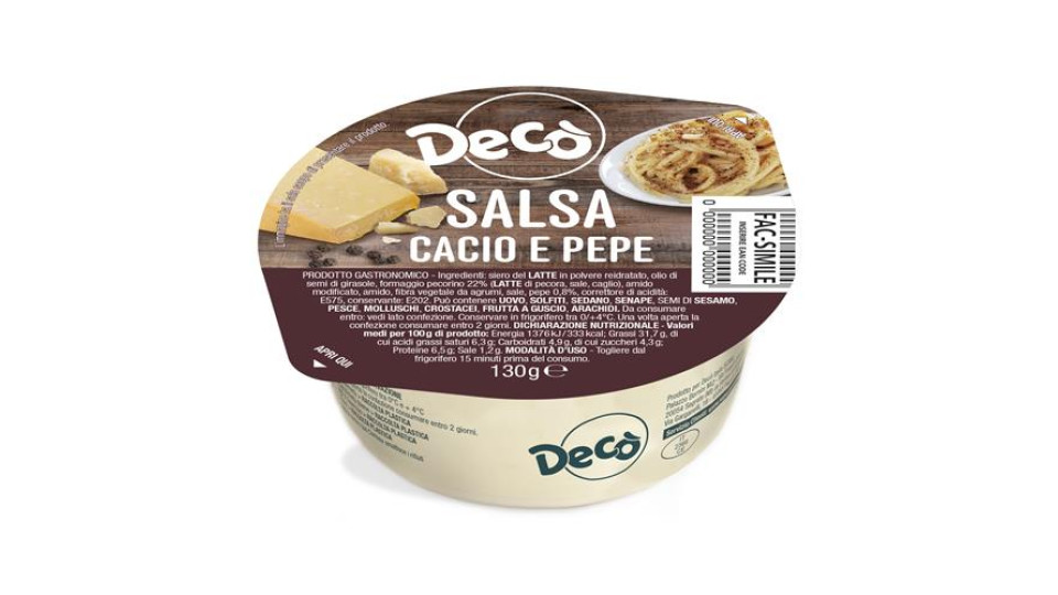 DECO SALSA CACIO E PEPE 130GR