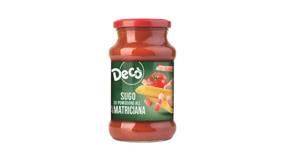 Decò sugo all'amatriciana