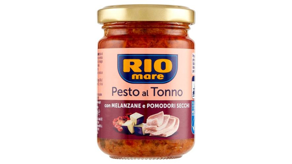 Rio mare Pesto al Tonno con Melanzane e Pomodori Secchi 130 g