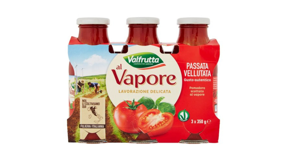 Valfrutta al Vapore Passata Vellutata 3 x 350 g