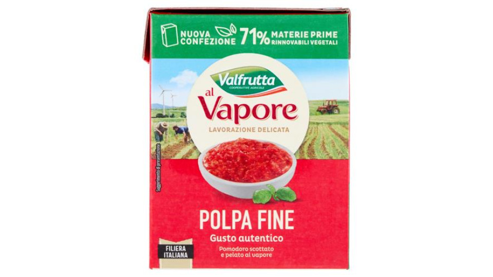 Valfrutta al Vapore Polpa Fine 390 g