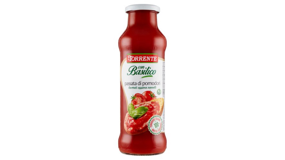la Torrente passata di pomodori con Basilico 700 g