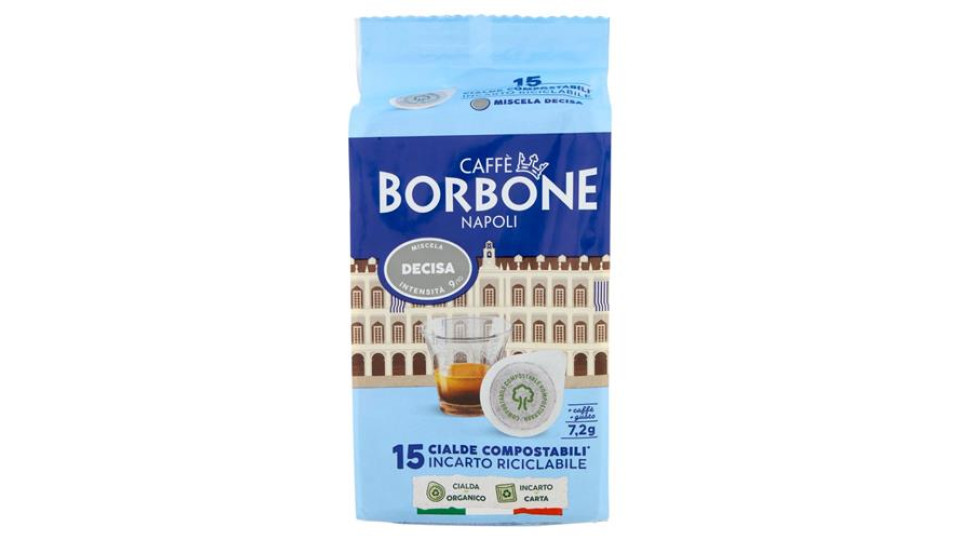 Caffè Borbone Miscela Decisa Cialda Compostabile 15 x 7,2 g