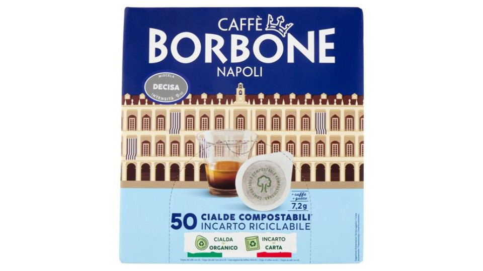 Caffè Borbone Miscela Decisa Cialde Compostabili 50 x 7,2 g