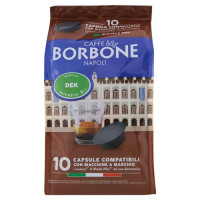 Caffè Borbone Miscela Dek Capsule Compatibili Lavazza* A modo Mio* 10 x 7,2 g