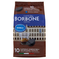 Caffè Borbone Miscela Nobile Capsule Compatibili Lavazza* A modo Mio* 10 x 7,2 g