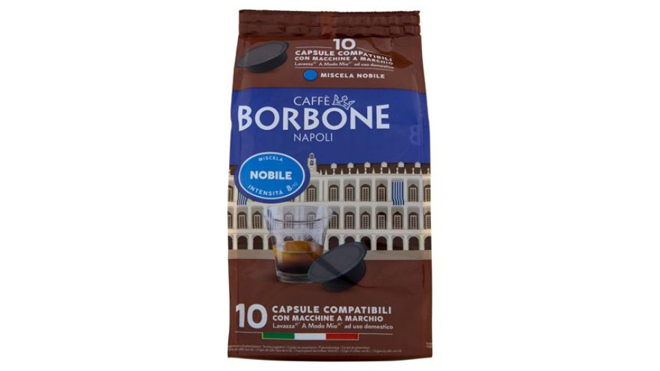 Caffè Borbone Miscela Nobile Capsule Compatibili Lavazza* A modo Mio* 10 x 7,2 g