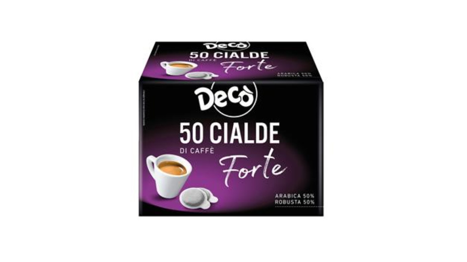 DECO' MISCELA DI CAFFE' MACINATO IN CIALDE 50% ARABICA 50% ROBUSTA
