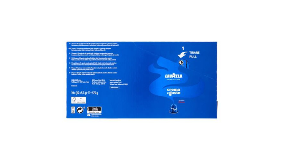Lavazza crema e gusto Classico Compatibile con Nespresso Original 10 Capsule 57 g
