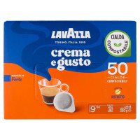 Lavazza crema e gusto Forte 50 Cialde Compostabili* 350 g