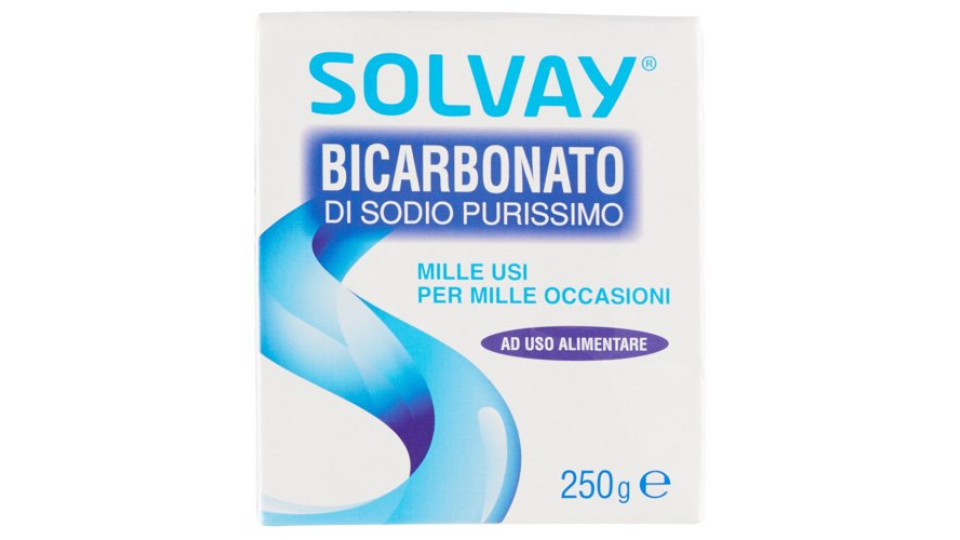 Solvay Bicarbonato di Sodio Purissimo 250 g
