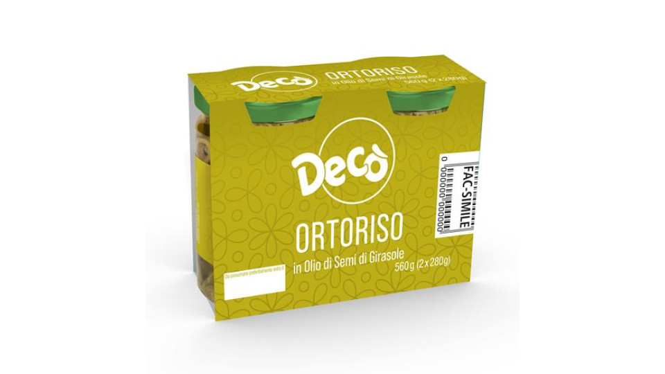 DECO' ORTORISO OLIO GIRASOLE