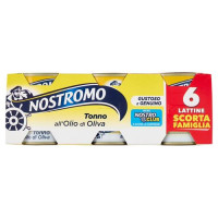 Nostromo Tonno all'Olio di Oliva Già Sgocciolato 6 x 60 g