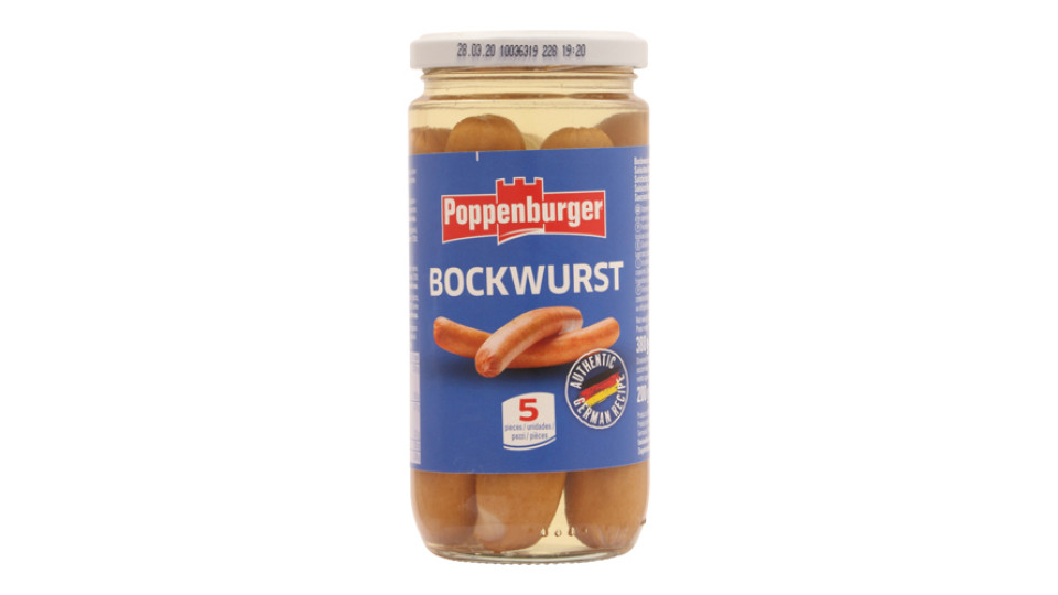 POPPENB.BOCKWURST 5PZ 380GR