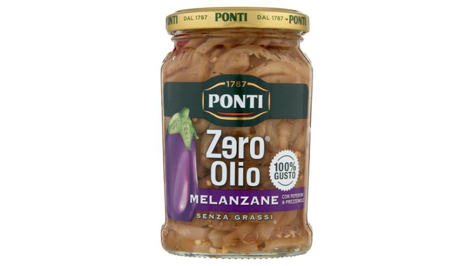Ponti Zero Olio Melanzane con Peperoni & Prezzemolo 290 g