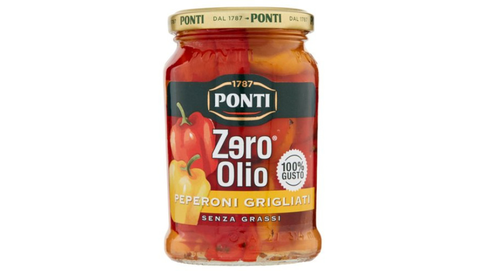 Ponti Zero Olio Peperoni Grigliati 290 g