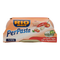 Rio Mare Per Pasta Condimento Tonno Aglio E Peperoncino In Scatola Gr 160