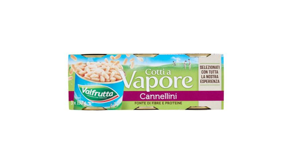 Valfrutta Cotti a Vapore Cannellini 3 x 150 g