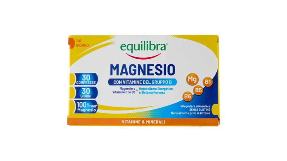 equilibra Magnesio con Vitamine del Gruppo B 30 Compresse 39 g