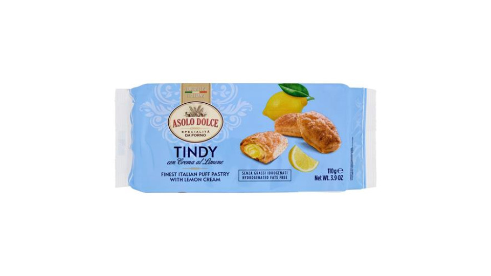 Asolo Tindy Snack Dolce Alla Crema Di Limone Gr 110