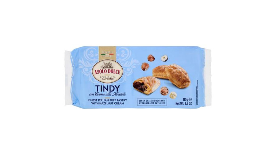 Asolo Tindy Snack Dolce Alla Crema Nocciola Gr 110