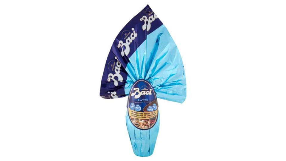 BACI PERUGINA Uovo di Cioccolato al Latte con Sorpresa e 4 Cioccolatini 265 g