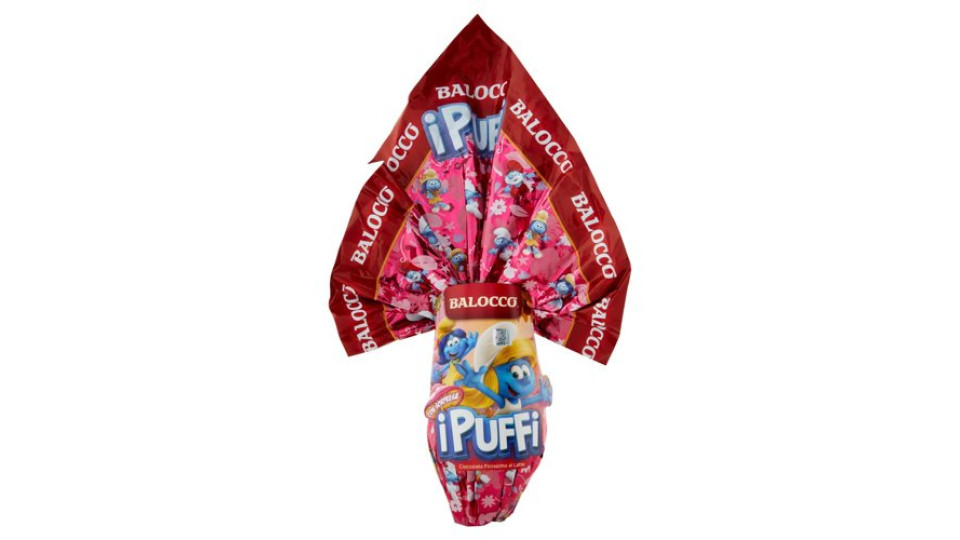 Balocco Uovo Cioccolato Finissimo al Latte i Puffi 150 g