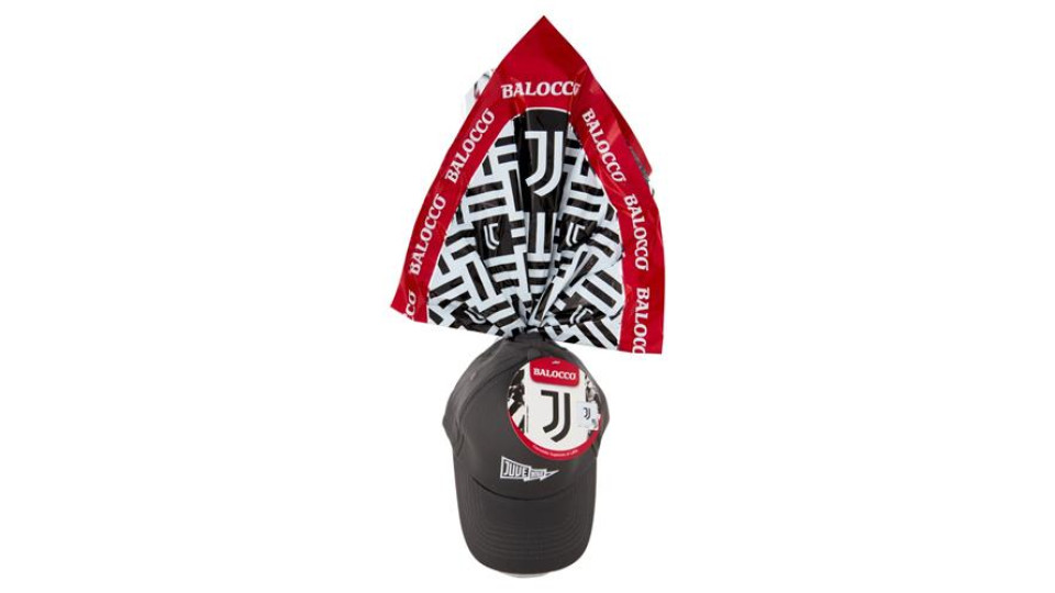 Balocco Uovo di Cioccolato Superiore al Latte Juventus + gadget esterno (zainetto richiudibile) 320g