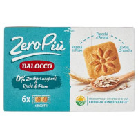 Balocco ZeroPiù Fiocchi d'Avena Farina di Riso 6 x 38,3 g