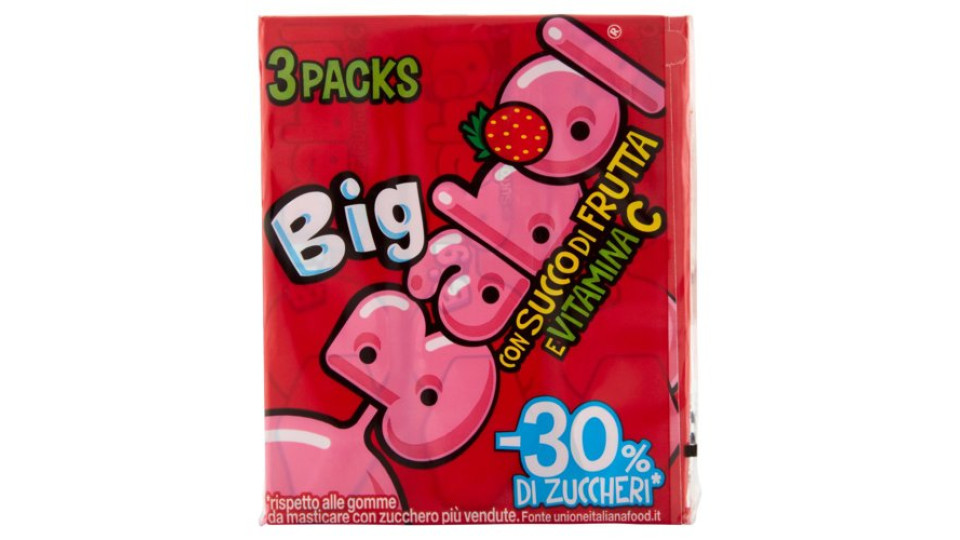Big Babol -30% di Zuccheri* 114 g