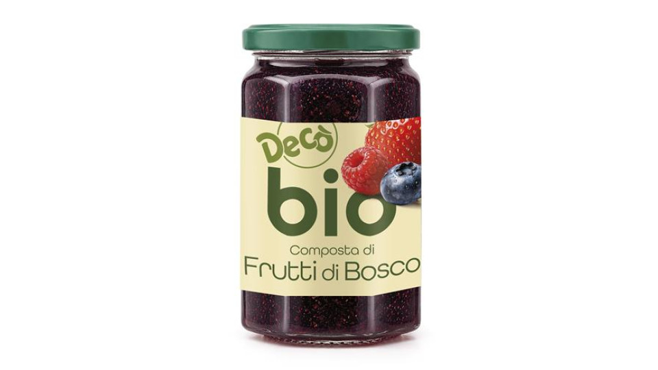 Bio Decò composta di frutti di bosco bio 330g