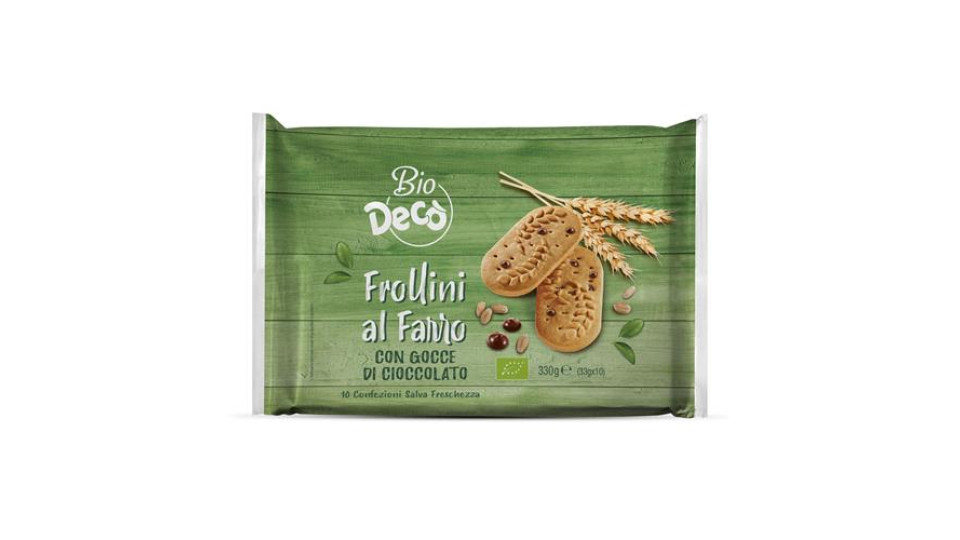 Bio Decò frollini al farro con gocce di cioccolato