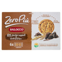 Biscotti frollini con gocce di cioccolato senza zuccheri aggiunti con edulcoranti