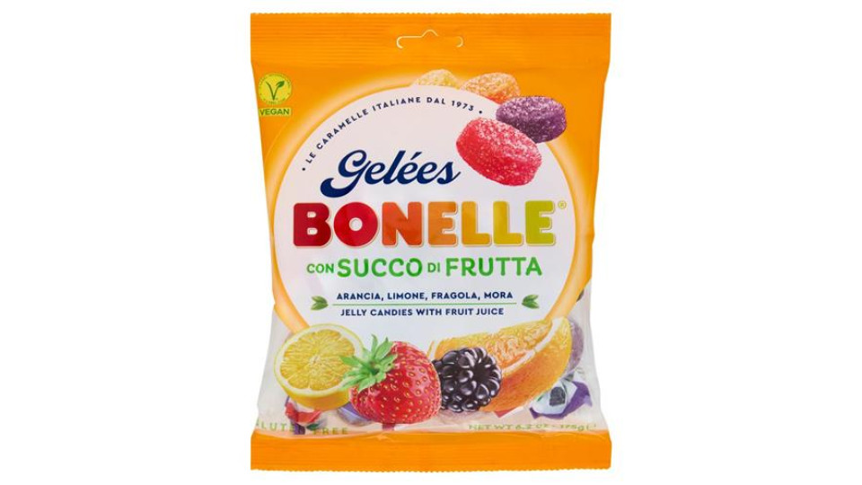 Bonelle Gelées ai gusti Arancia, Limone, Fragola, Mora 175 g