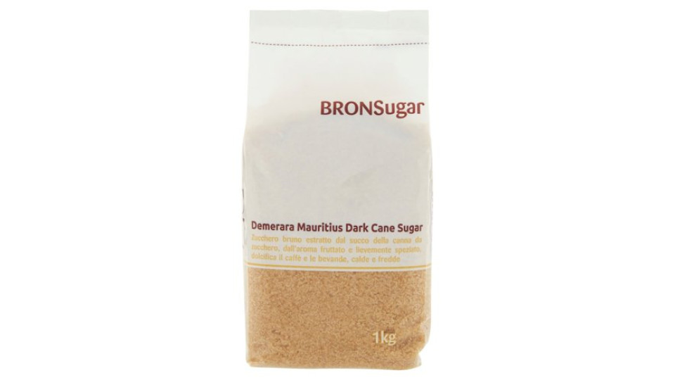 BronSugar Demerara Mauritius Dark Cane Sugar 1 kg