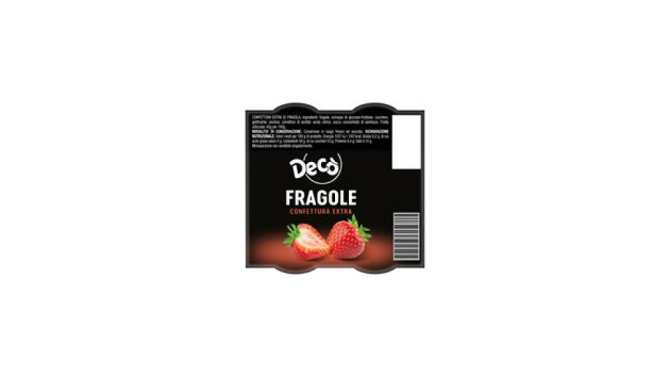 DECO CONFETTURA FRAGOLA 4X25GR
