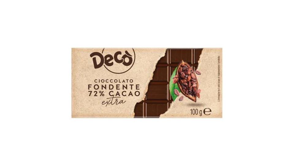 DECO' CIOCCOLATO EXTRA FONDENTE 100 g