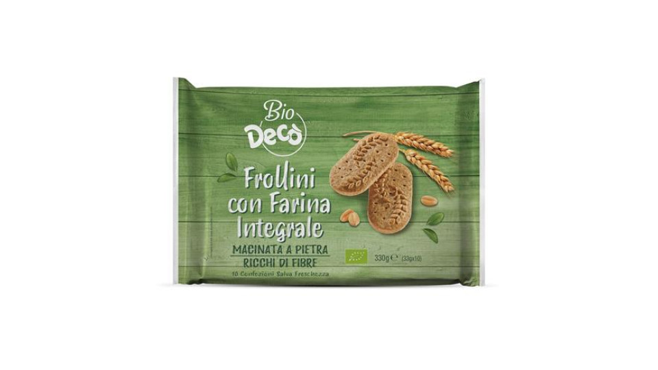 Decò bio frollini con farina integrale
