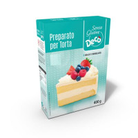 Decò senza glutine preparato per torta