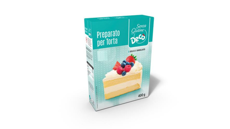 Decò senza glutine preparato per torta