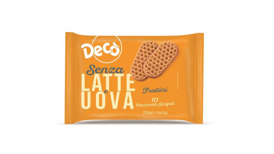 Decò senza lattosio frollini
