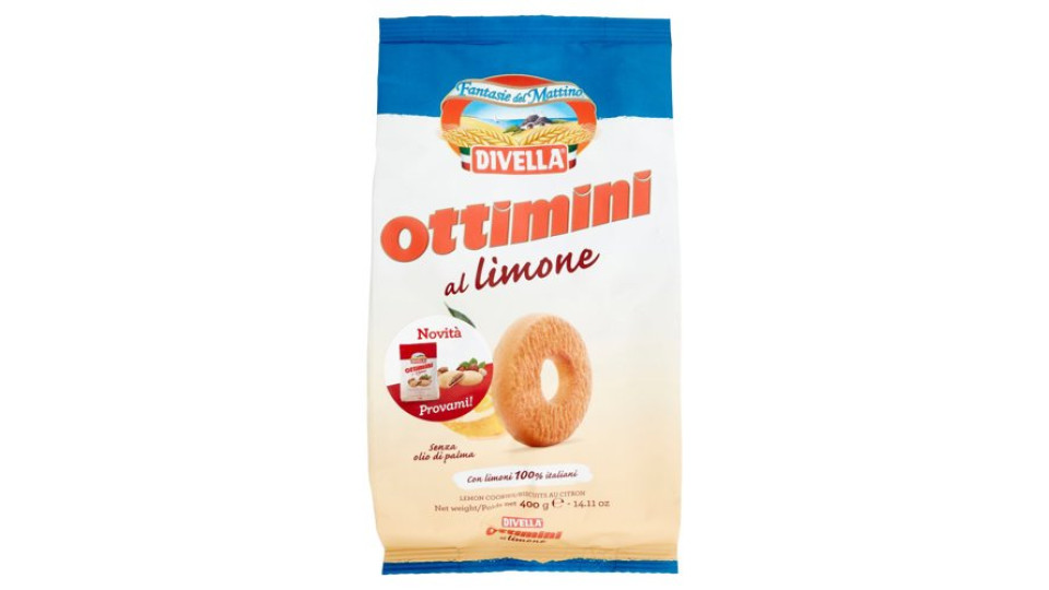 Divella Fantasie del Mattino Ottimini al limone 400 g